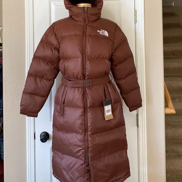 Dark Oak North Face Puffer Brown Womens Dark Oak Brown The North